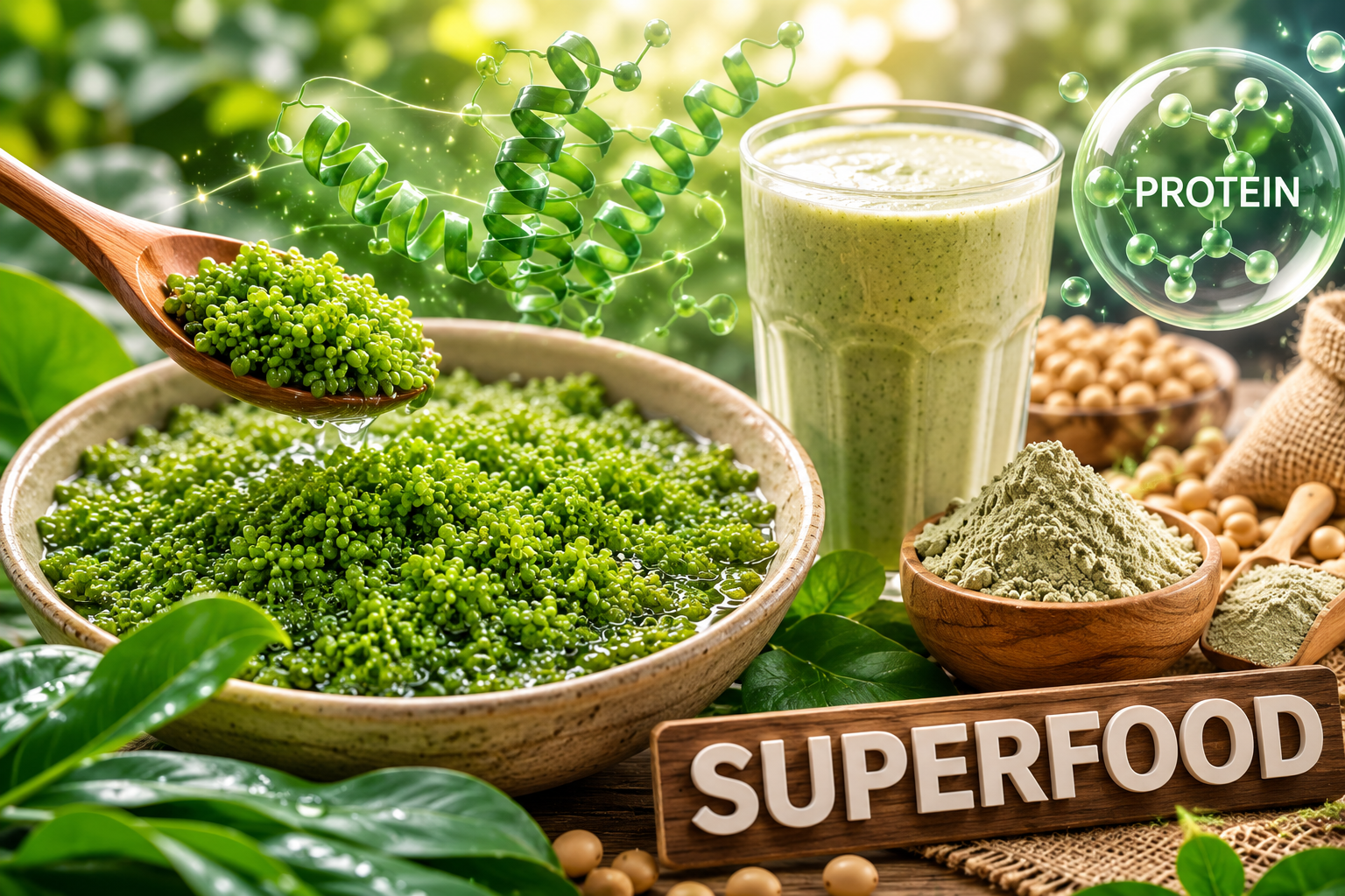 โปรตีน และโปรตีนไฮโดรไลเซทจากผำ